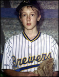 Jon as a young brewers fan.